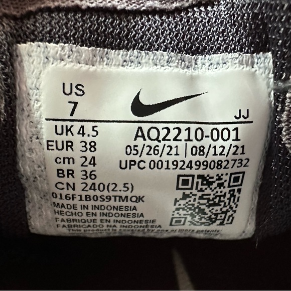 Gray Nike Pegasus 36 Running Shoes Size 7 - Picture 2 of 7